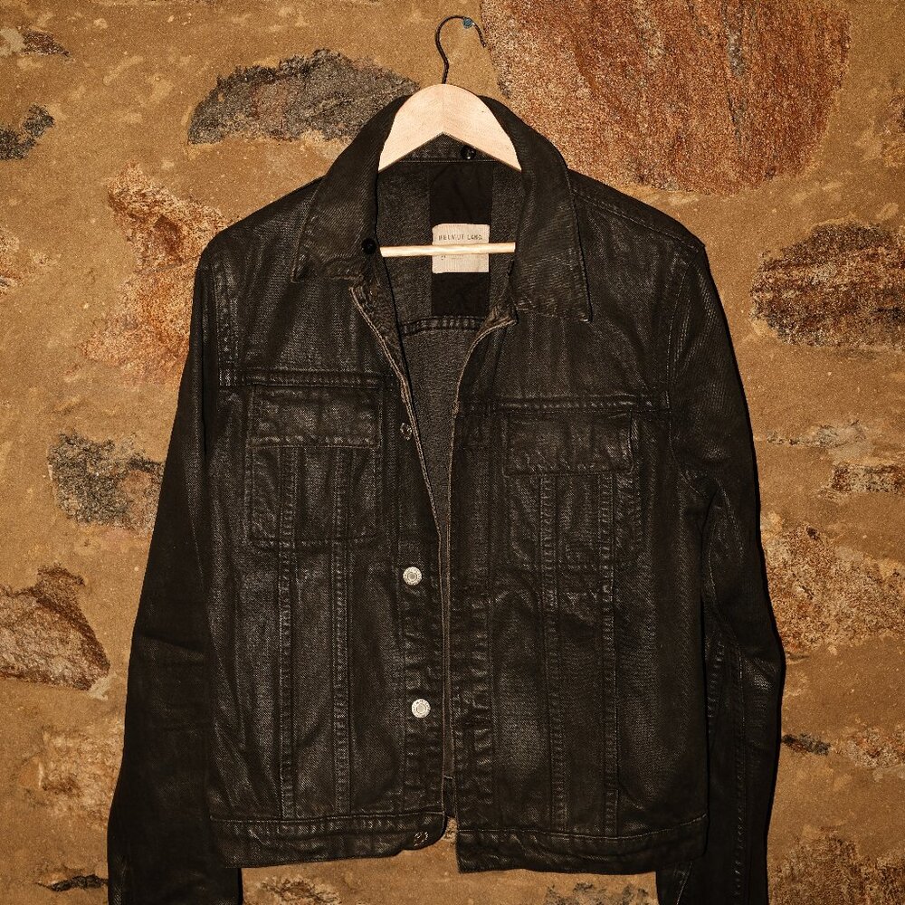 Helmut Lang Waxed Denim Jacket M